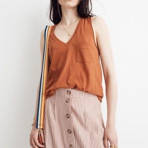NWOT Madewell whisper cotton v neck tank